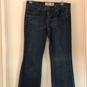 Pink, boot cut, jeans